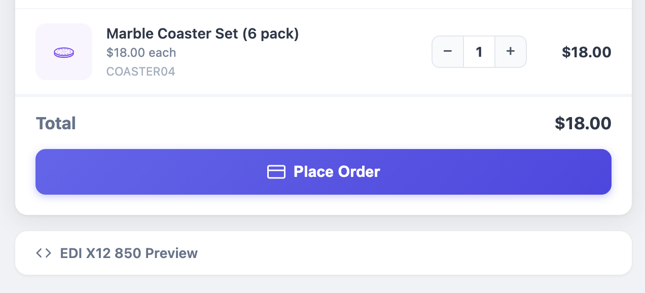 testshop order