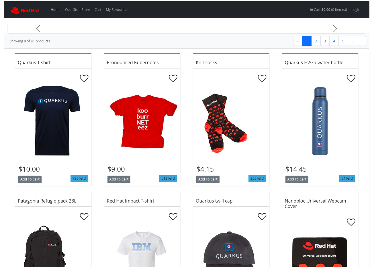 globex coolstuff product page