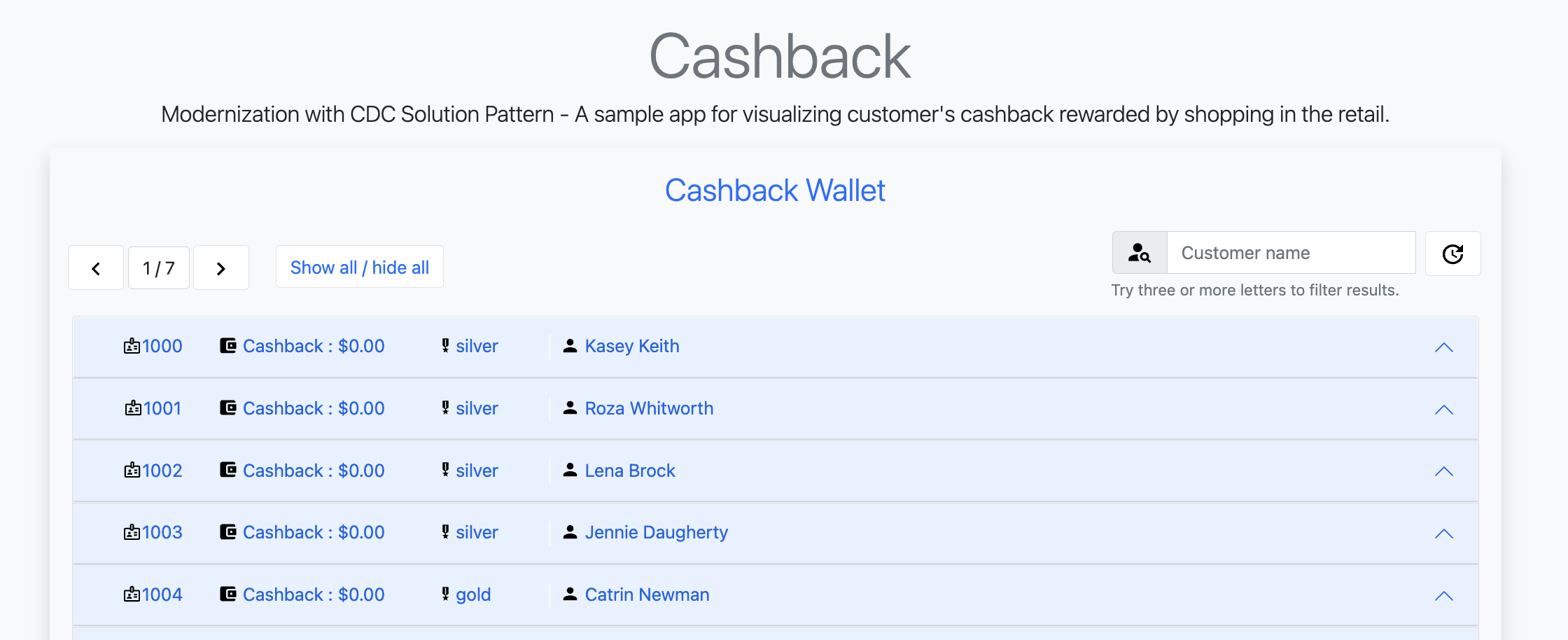 cashback wallet clean