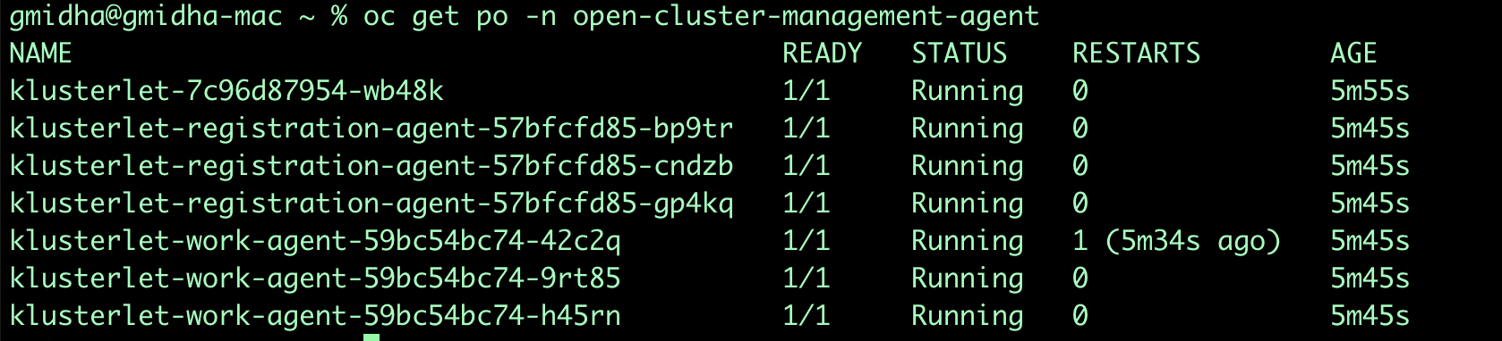 OCM Status