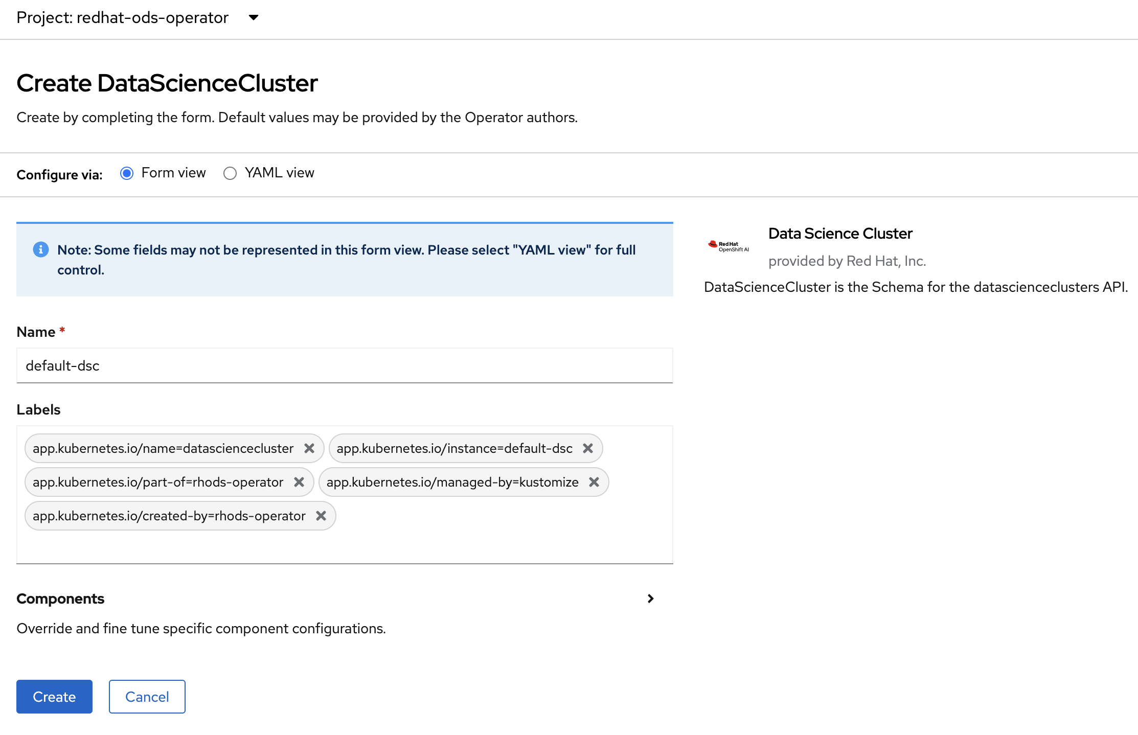 DataScienceCluster